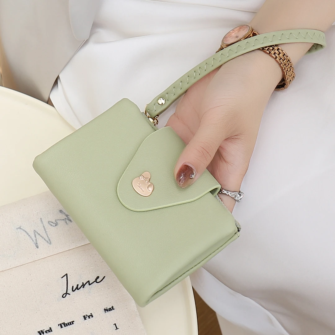 钱包女款2025新款卡通小可爱零钱包包多卡位收纳包精致女生小钱包