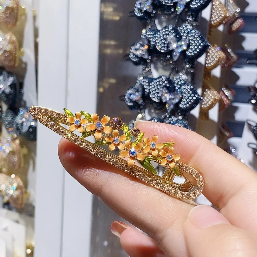 仿水晶合金鸭嘴夹
