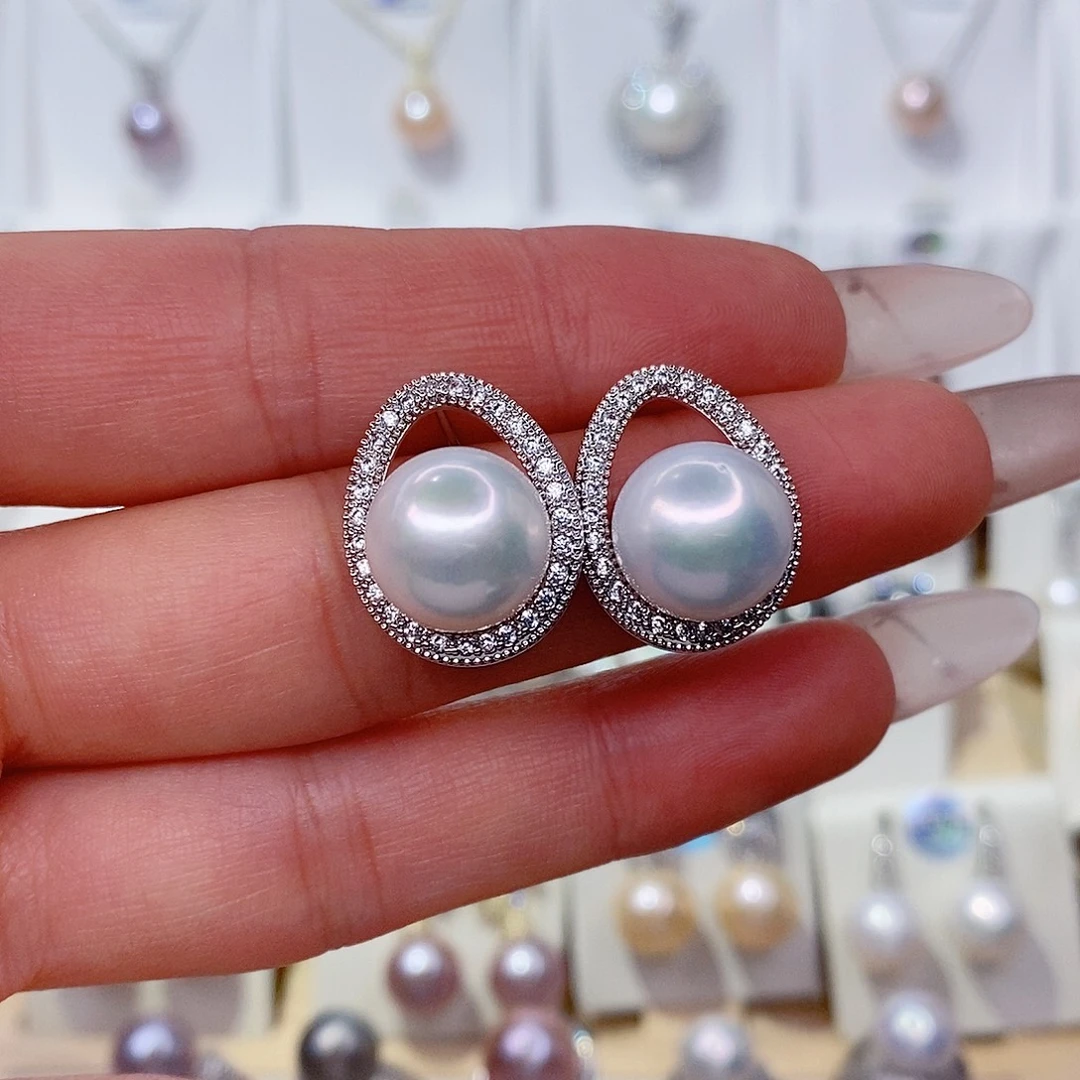 耳饰未镶嵌淡水珍珠