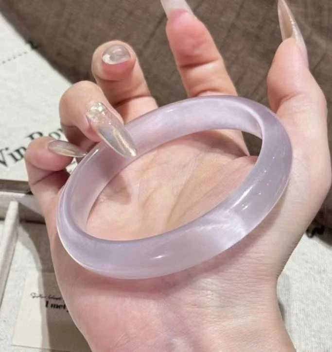 【冰冰紫手镯】57圈口  优雅甜美气质款