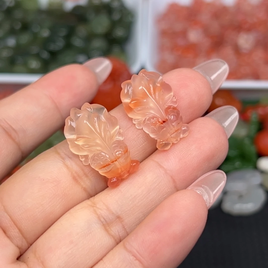 南红玛瑙未镶嵌吊坠(不含链)