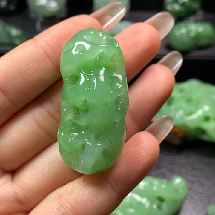 ༺***༻和田玉未镶嵌颈饰