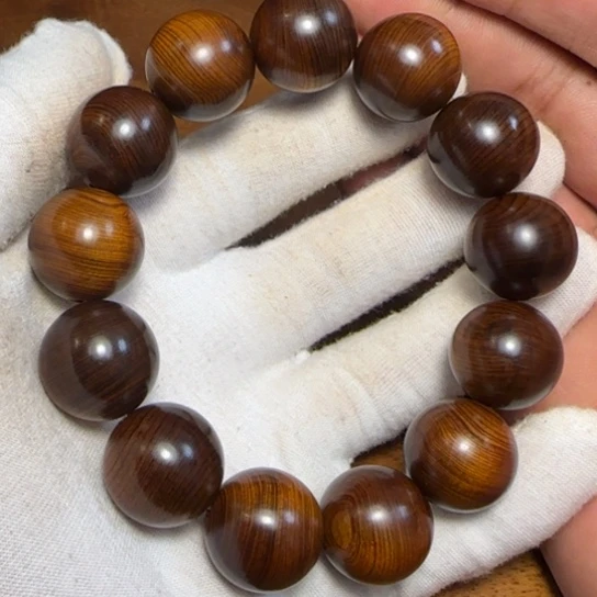 柏木（崖柏）全陈化老料把件串