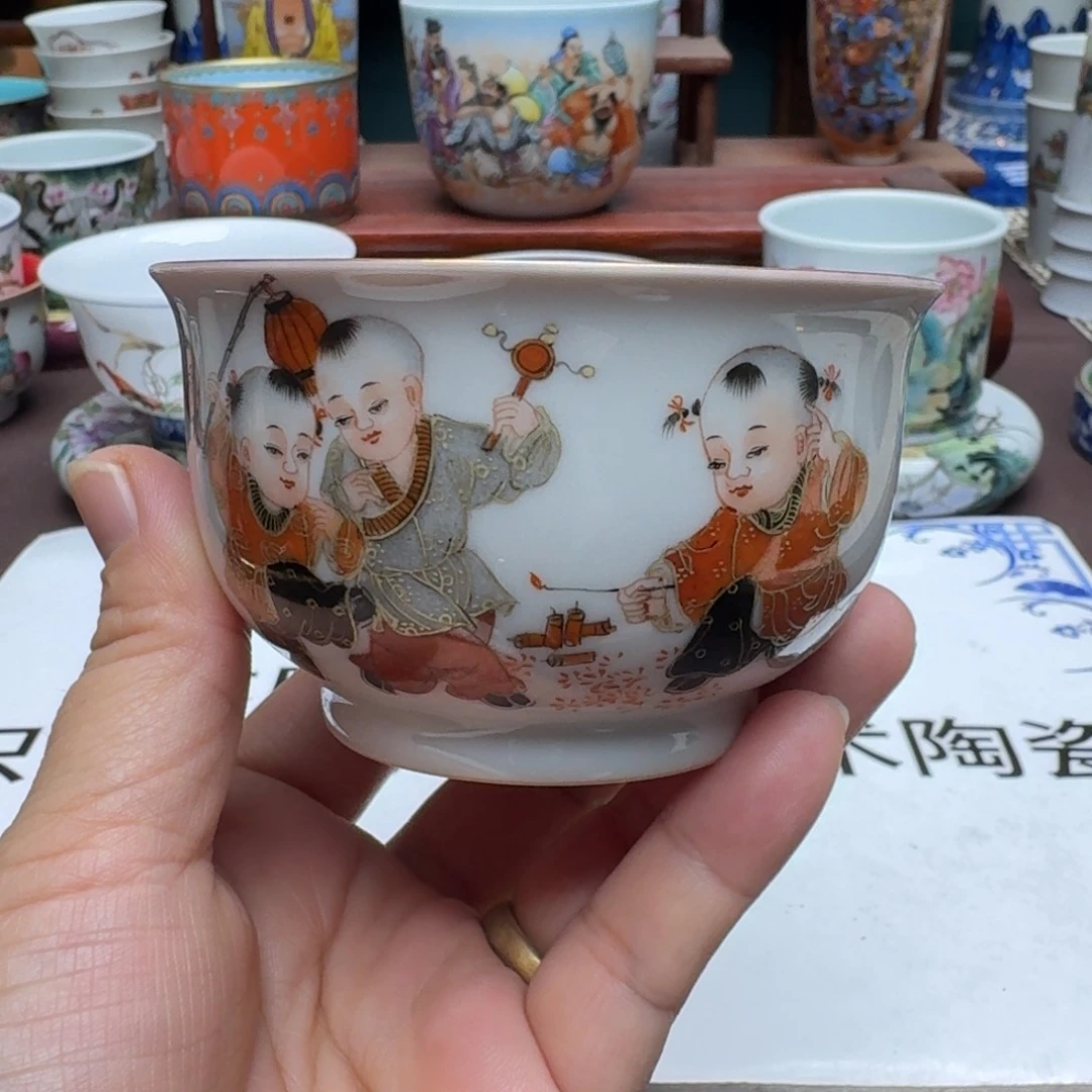 景德镇手工手绘展示