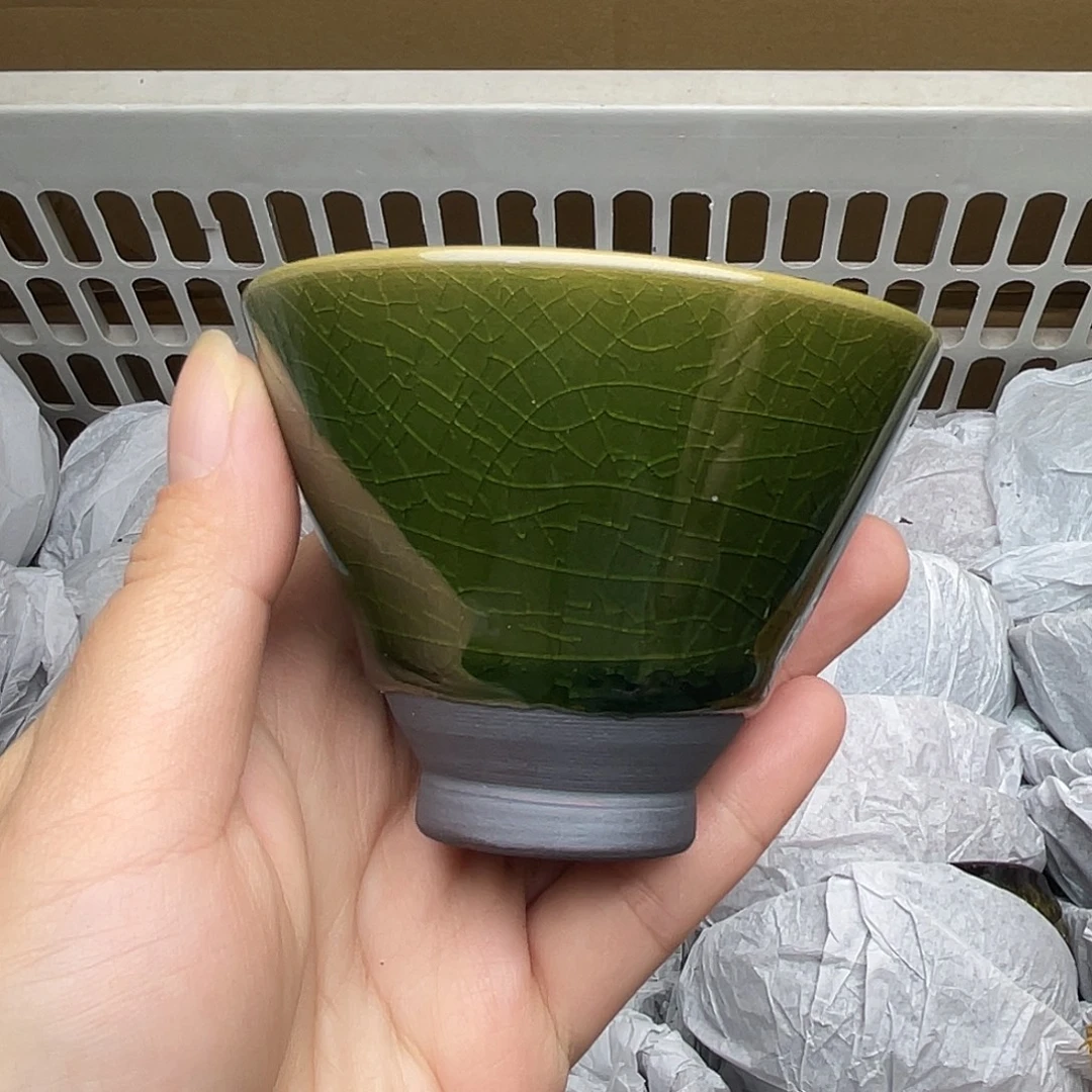 摆件帝王绿斗笠杯