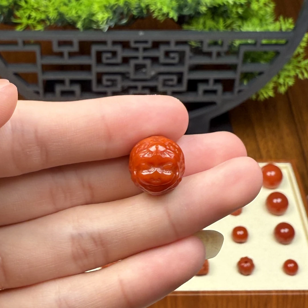 天然无优化南红玛瑙满色满肉扎基拉姆卡14mm多样性发