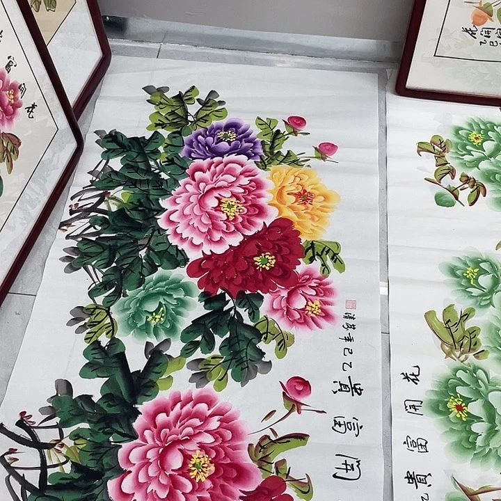 国画国画作品书法作品原稿