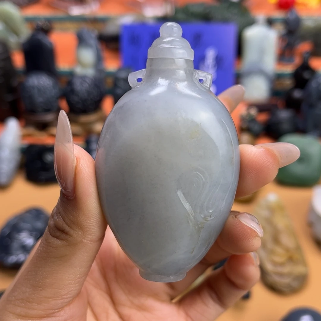 未镶嵌和田玉挂件水*银