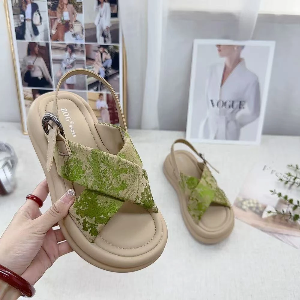 518-12夏季简约百搭软底休闲拖鞋