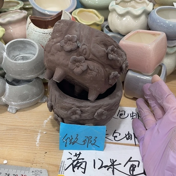 红陶陶瓷花盆凑满12米包邮