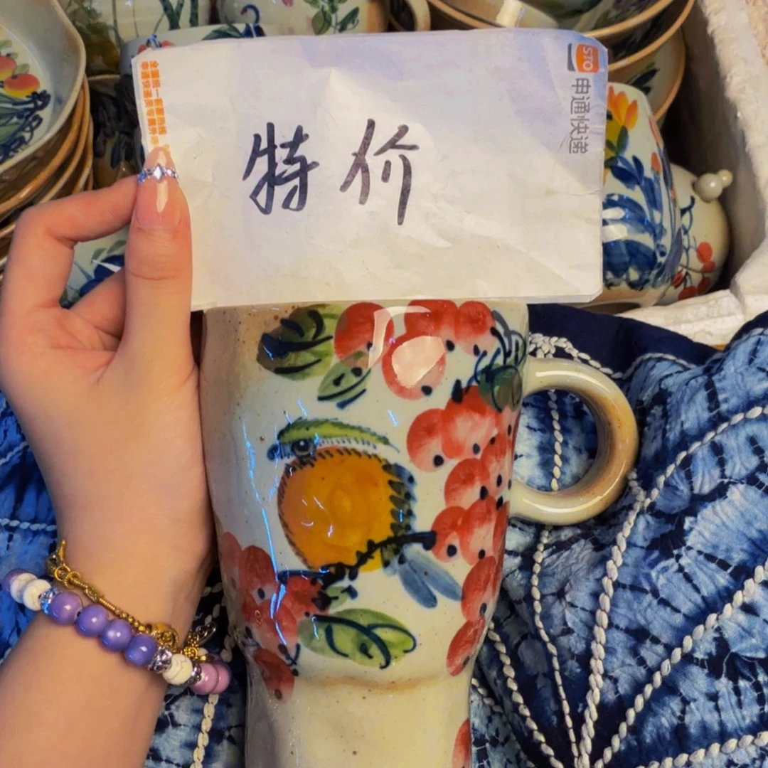 瓷片景德镇陶瓷手工手绘