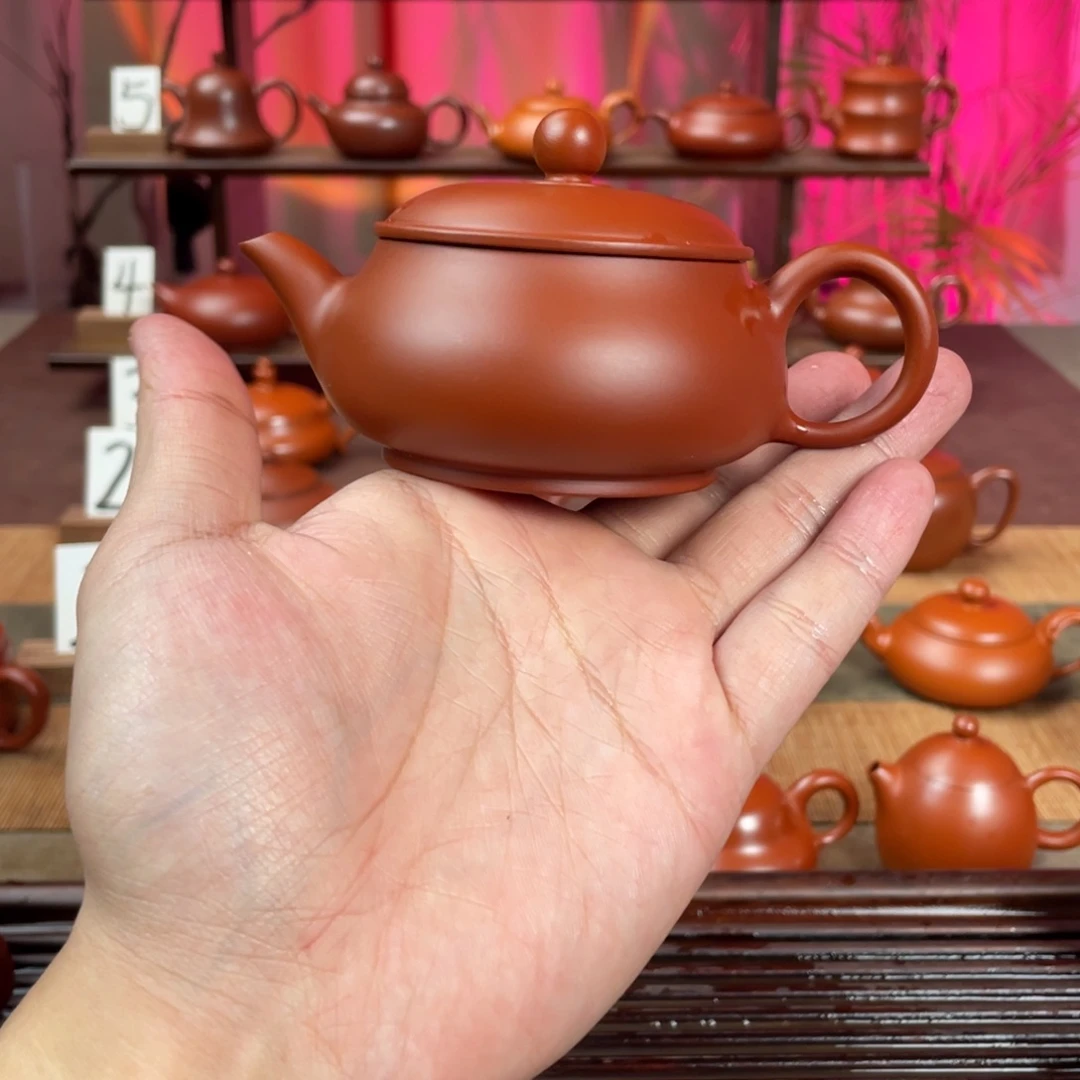紫砂茶壶精工超薄明炉130cc