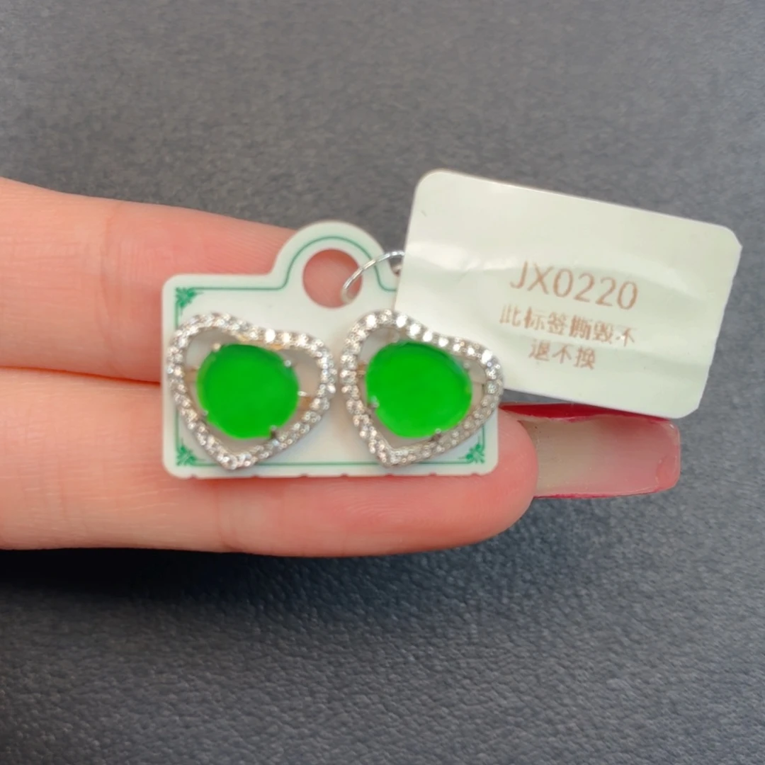 翡翠银S925镶嵌颈饰