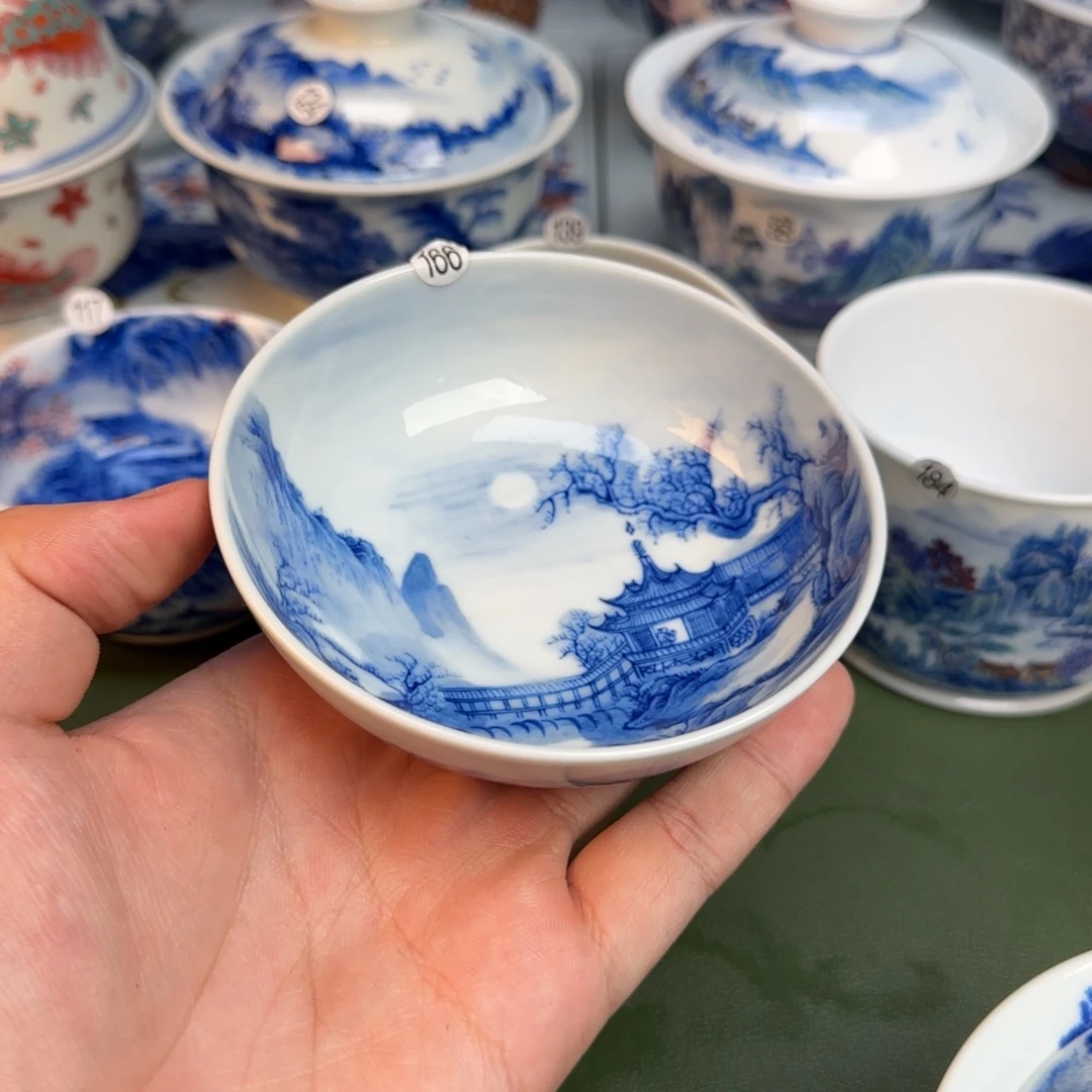 彦祖纯手工手绘茶具166