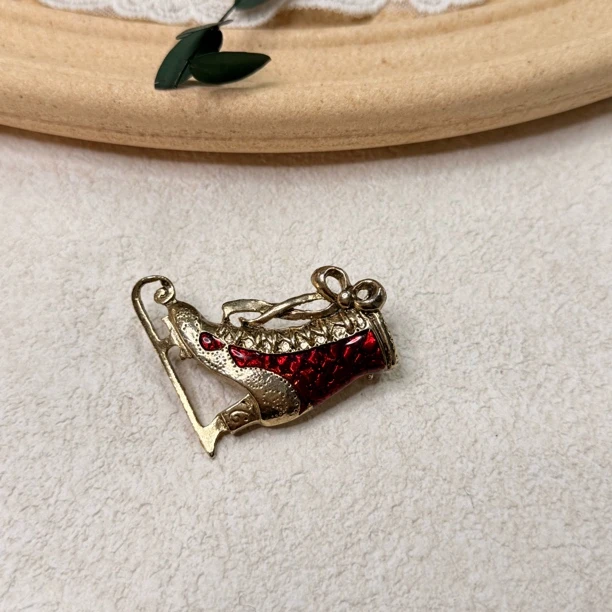 铜合金胸针 【六六中古】孤品复古胸针th7444