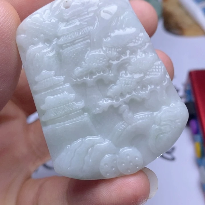 颈饰未镶嵌翡翠翡翠