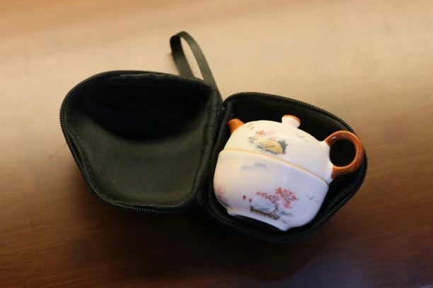 【闪购商品】瓷制品S023一人饮粉汝茶具