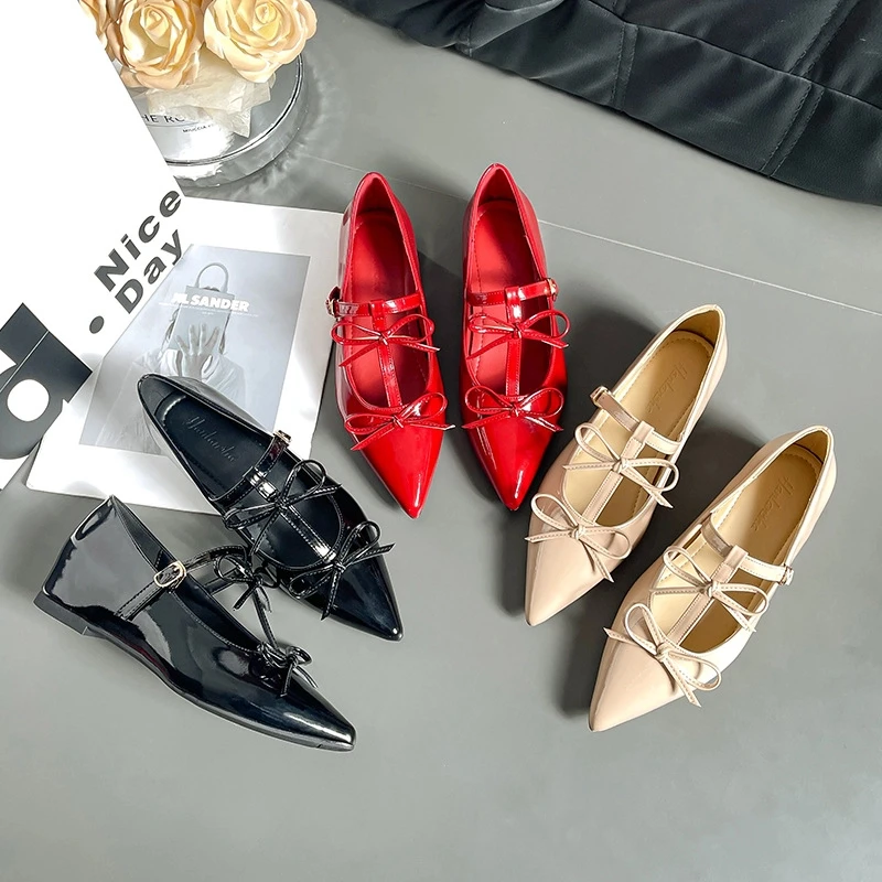 巨舒服法式甜妹内增高玛丽珍鞋女春蝴蝶结T字扣带时尚单鞋
