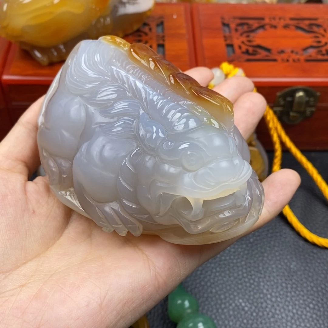 玛瑙/玉髓手把未镶嵌