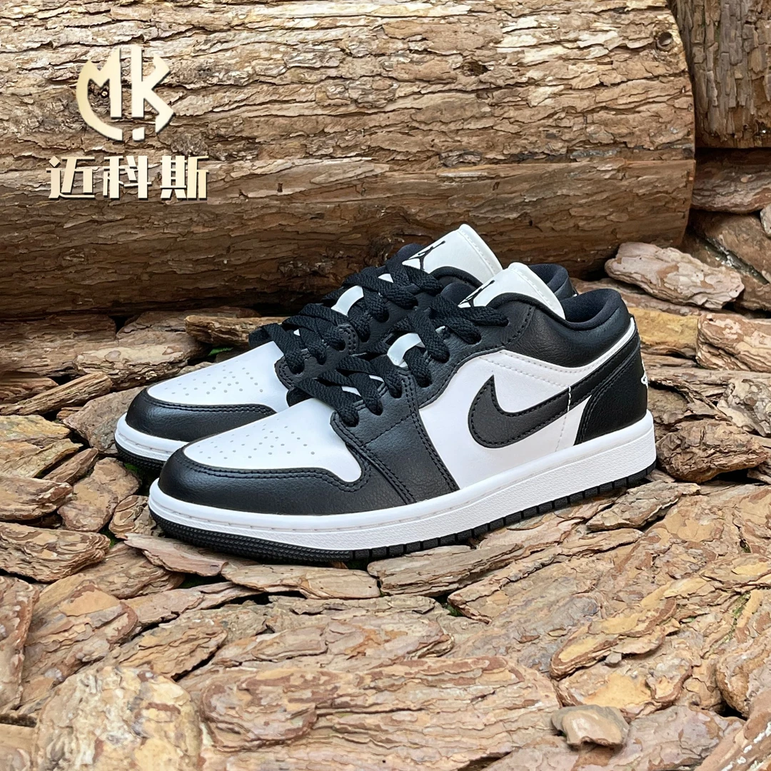 Air Jordan 1 AJ1黑白熊猫Low男女同款潮鞋运动球鞋 DC0774-101