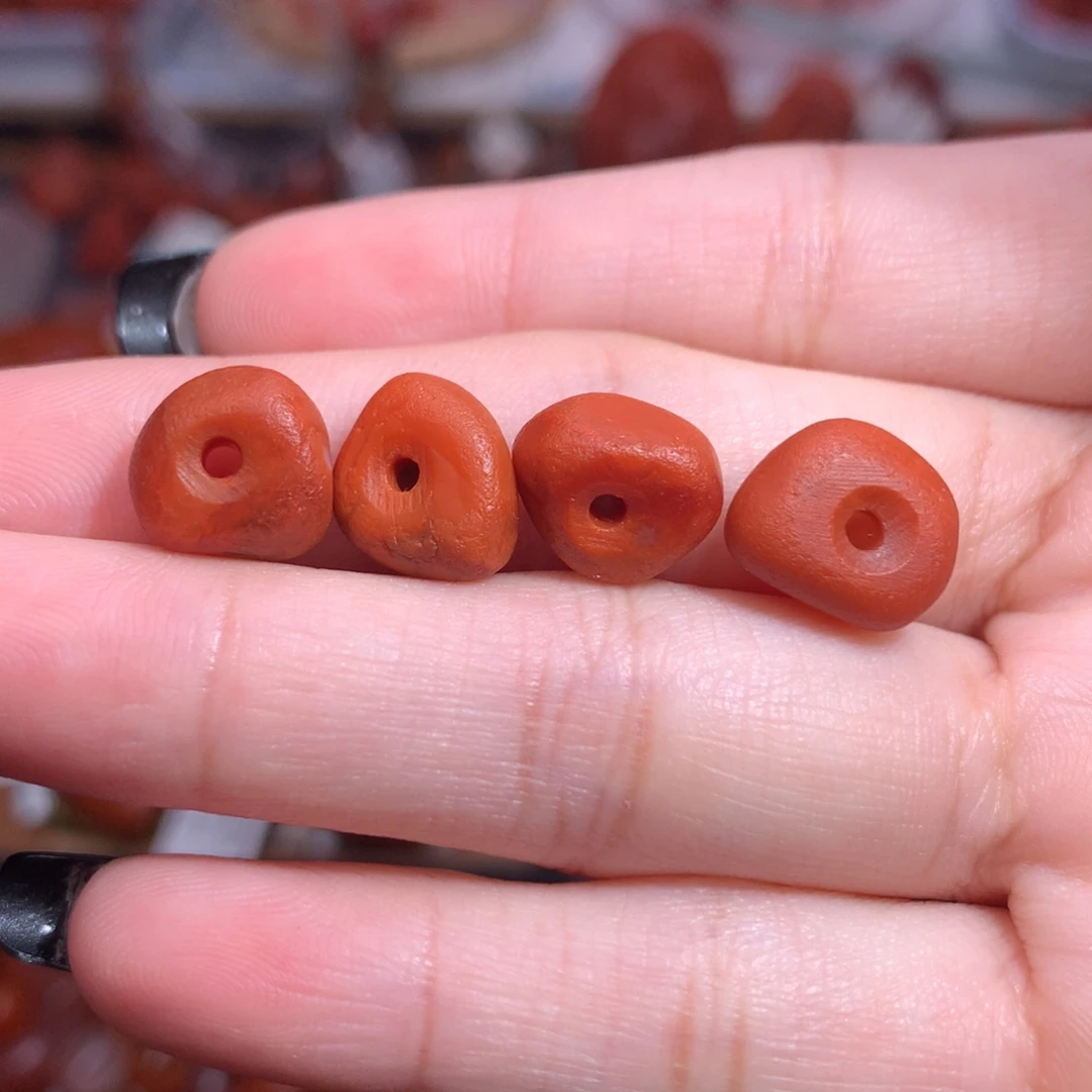 南红玛瑙未镶嵌珠宝半成品藏扣2