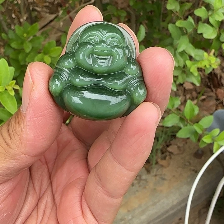 和田玉(碧玉)未镶嵌颈饰德罗斯碧玉35的