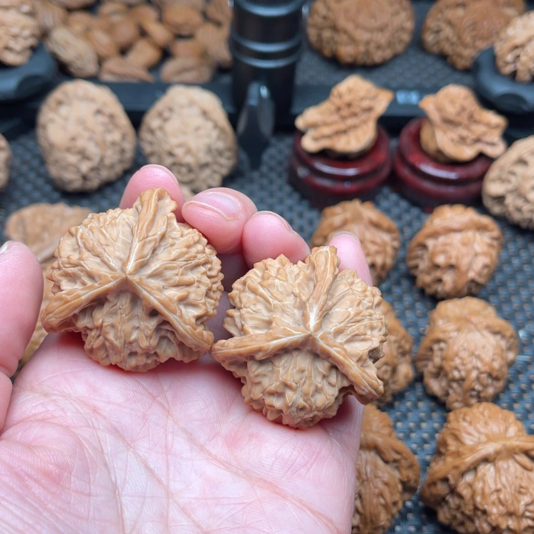 文玩核桃吊坠尛*盘山三棱41尺