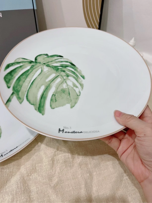 27cm大直径陶瓷牛排盘