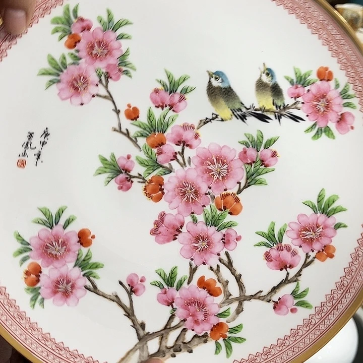 钓***翁景德镇陶瓷盘子1个