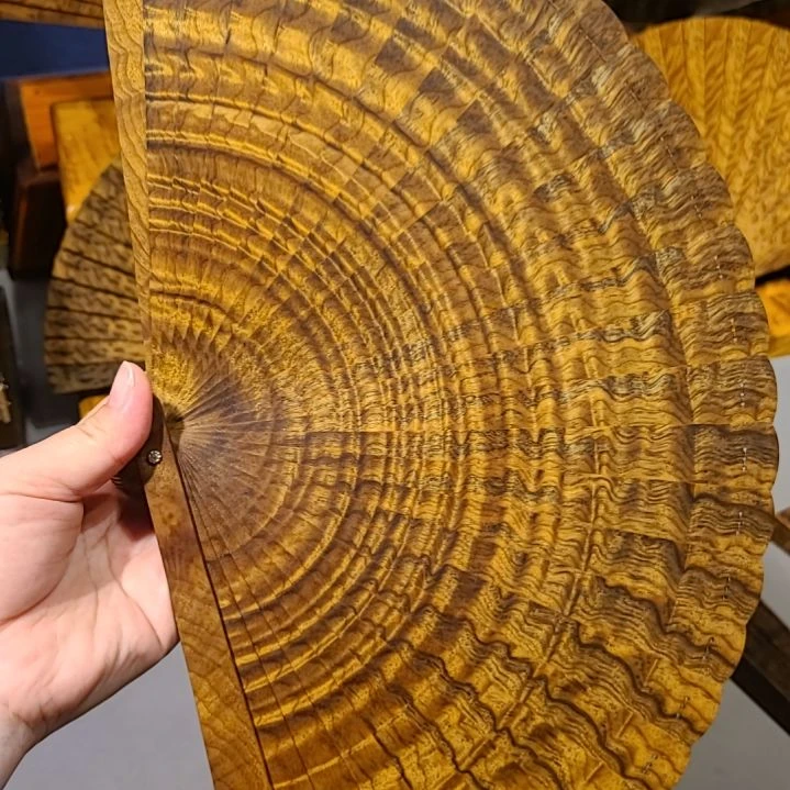 扇子21小叶桢楠金丝楠木苏扇