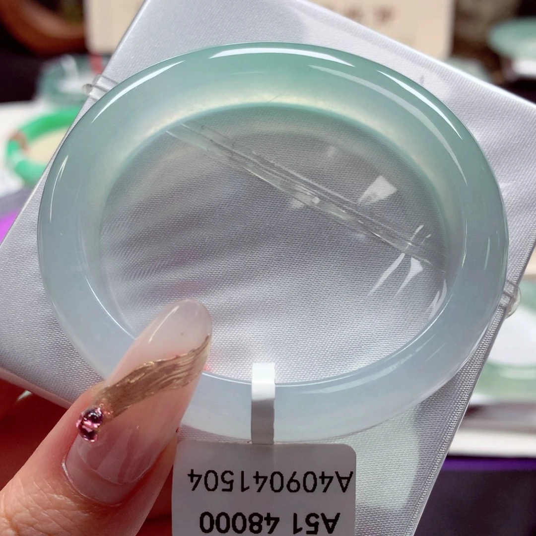 翡翠手镯（贵妃镯）未镶嵌22（31号）