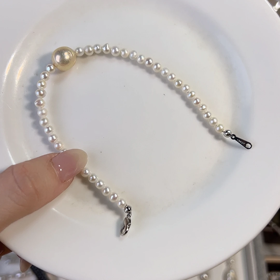 天然淡水珍珠合金淡水珍珠