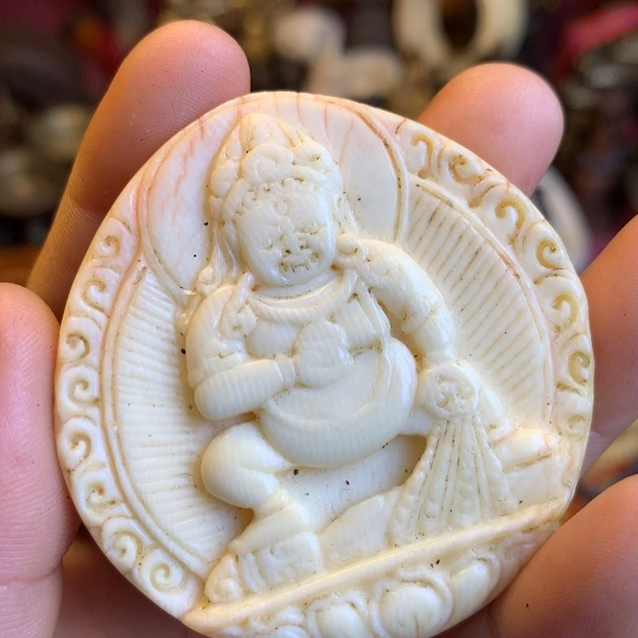 星月菩提吊坠藏传喜马拉雅艺术品