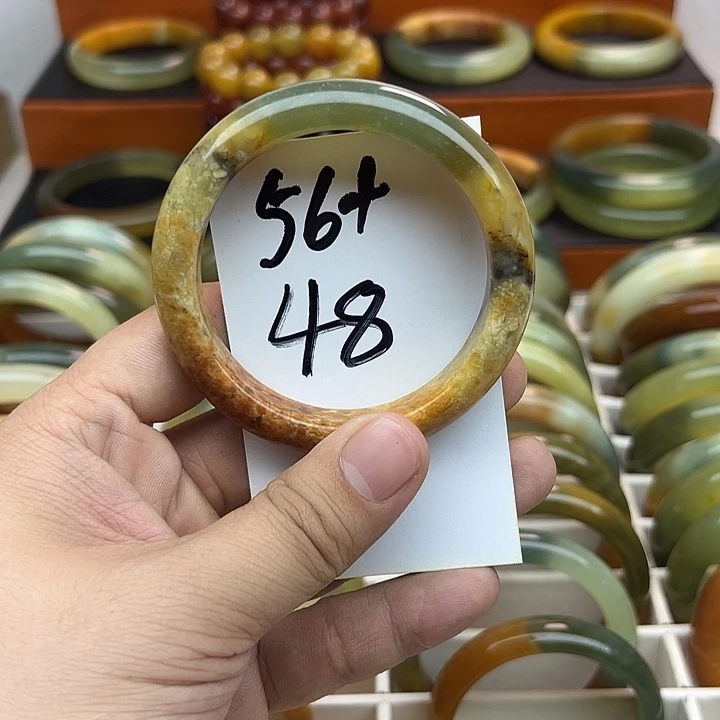 蛇纹石玉合金手镯