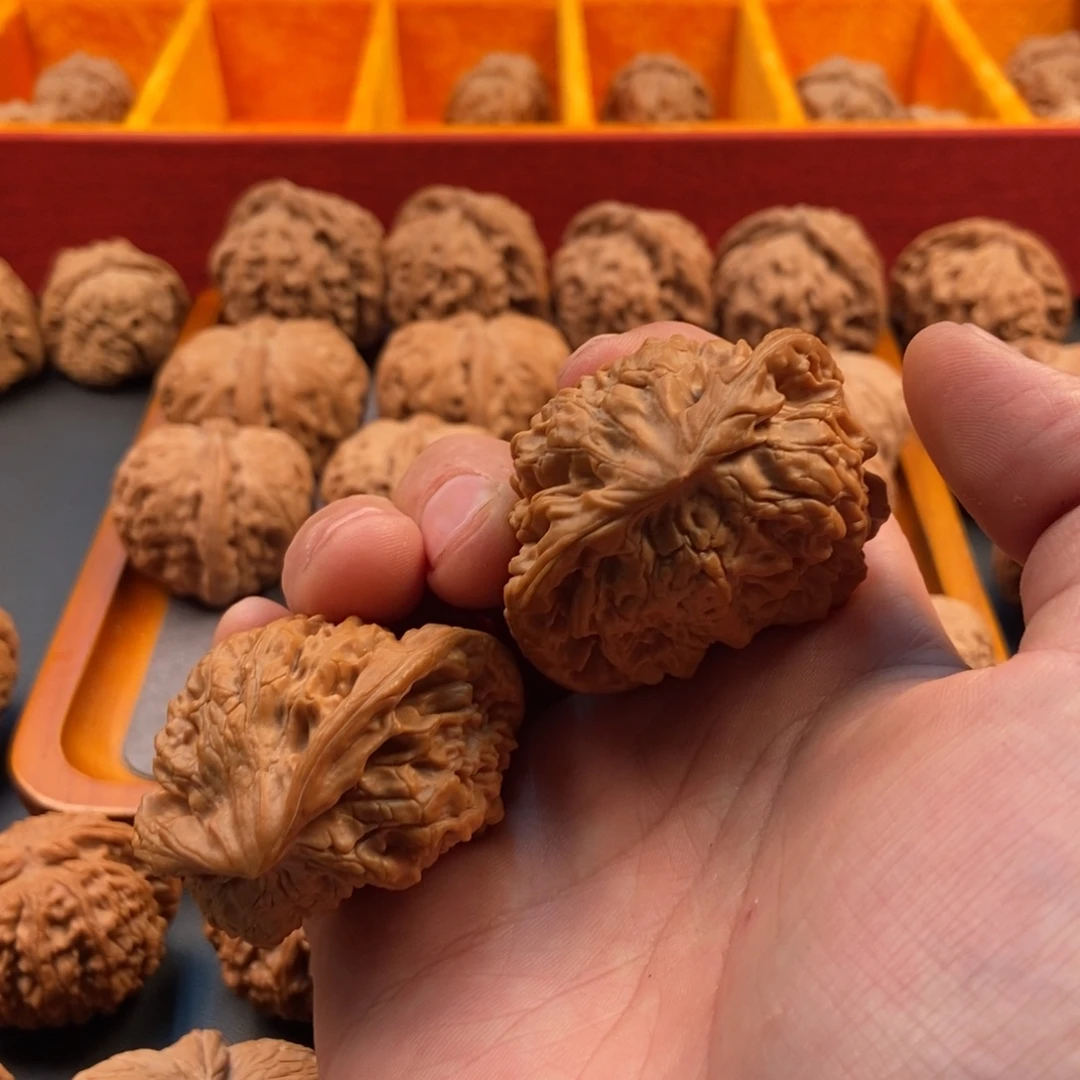 范***爷吊坠文玩核桃蛇头全品46