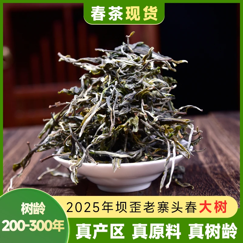 2025年冰岛坝歪老寨 大树春茶 头春纯料散茶 生茶 散装称重 100克