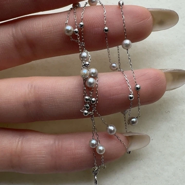 海水珍珠18K金镶嵌颈饰