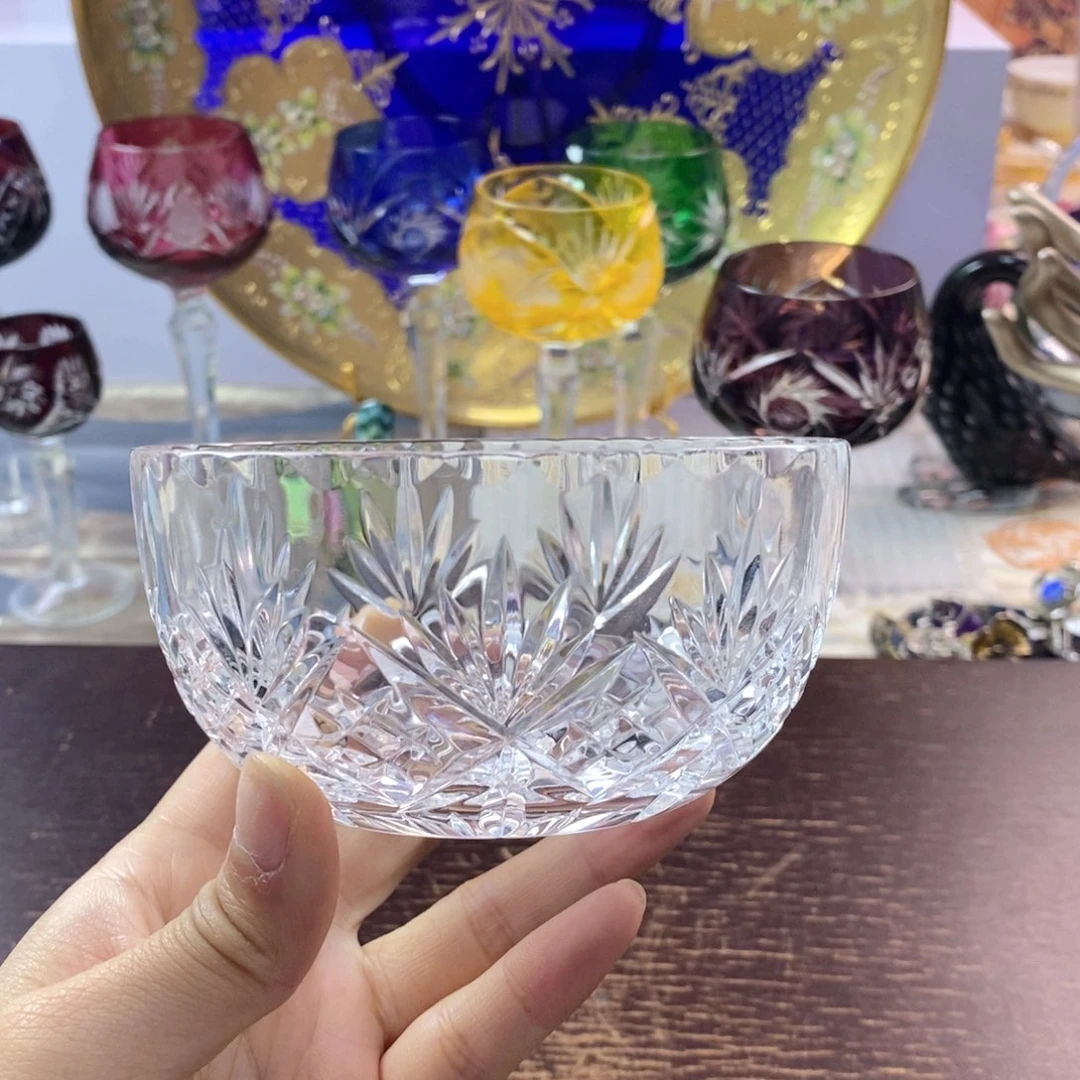 紫*瓷器欧瓷咖啡杯水晶杯