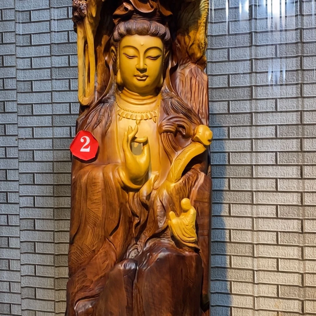 白***餐香樟木观音不包入户