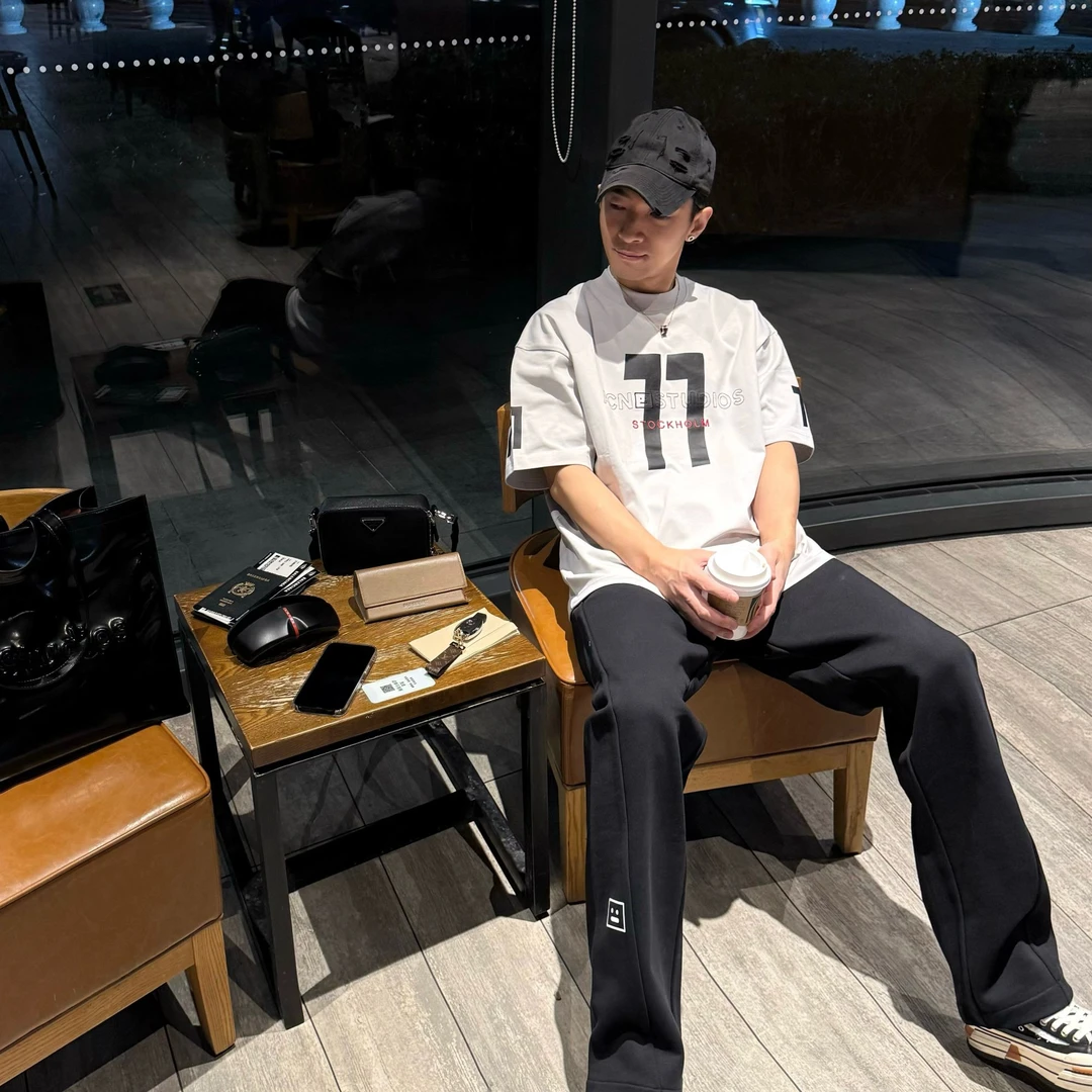 宽松【AC刺绣11号短袖】男女同款D28049