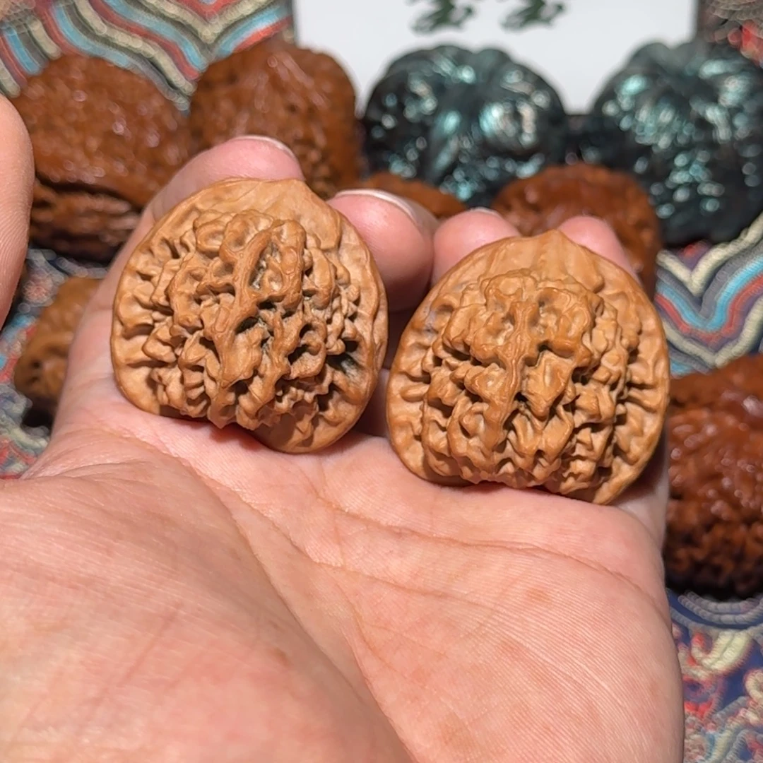 把件文玩核桃2288秦闷，尺寸37 36 36