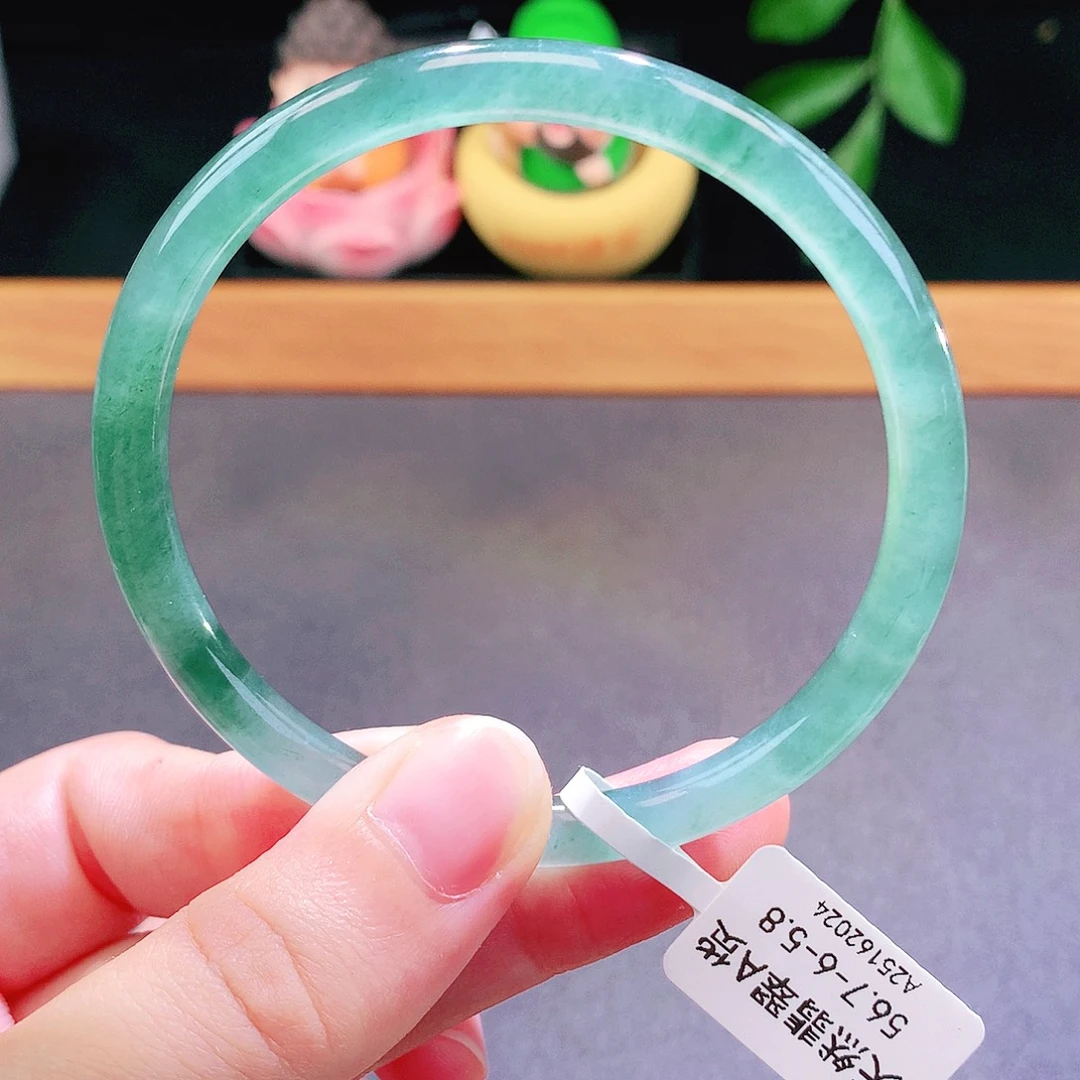 翡翠未镶嵌手镯天然翡翠