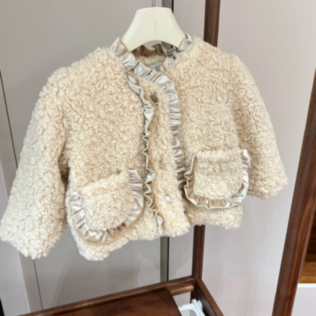 【编号R318】Y244263367-04-儿童韩系甜美毛毛外套-yew