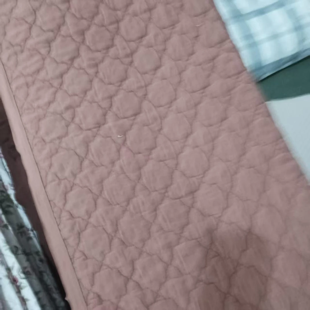 高货复古红豆纱色床垫床盖243*274