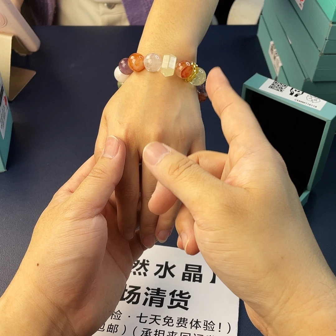 手链水晶银S925镶嵌