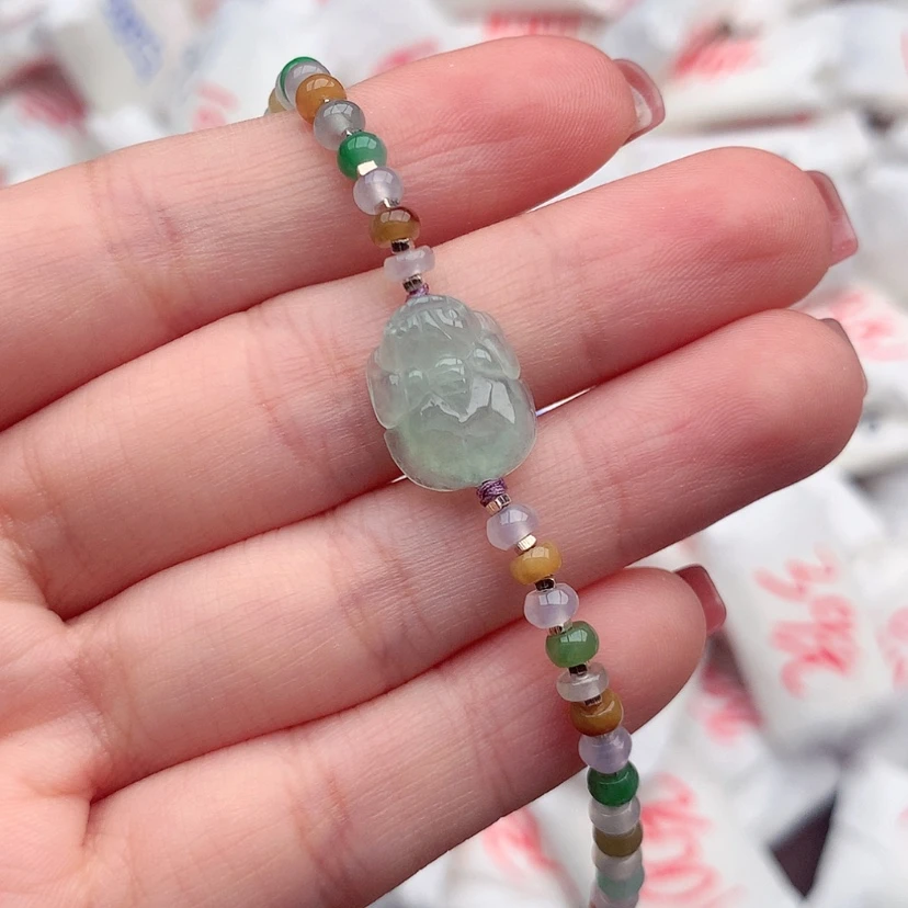 【闪购商品】翡翠手链银S925镶嵌……