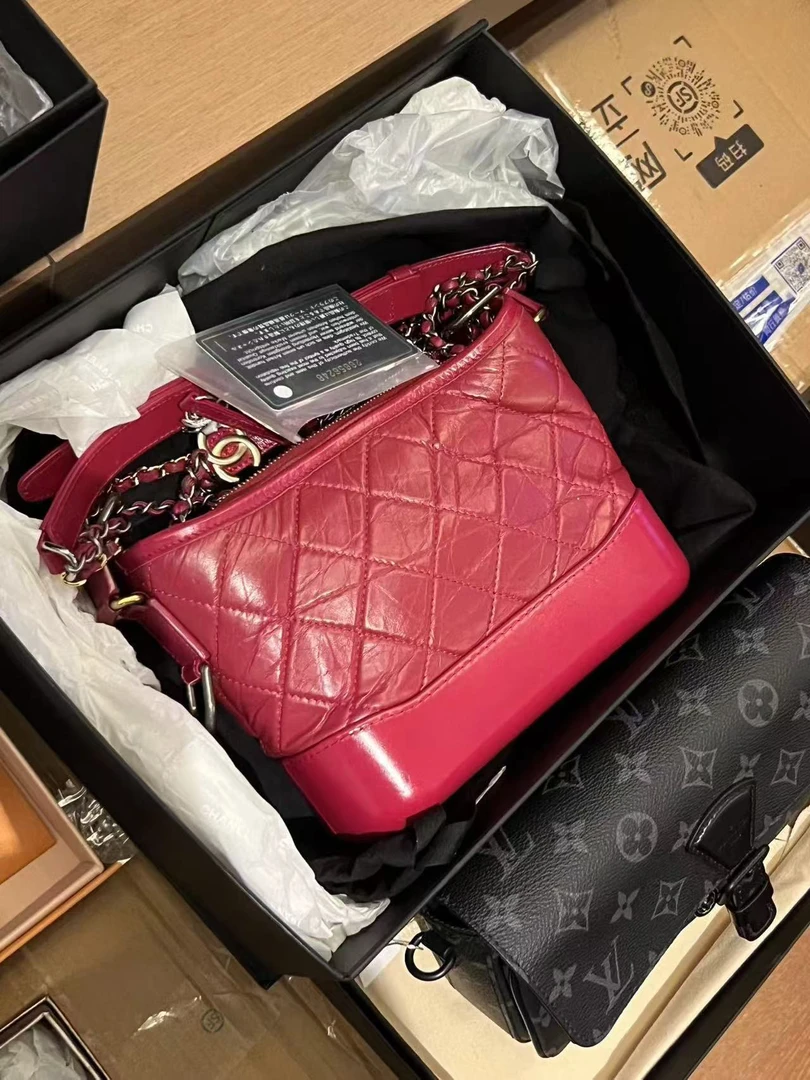 95新 Chanel/香奈儿 展会 拆单！红金小号流浪包