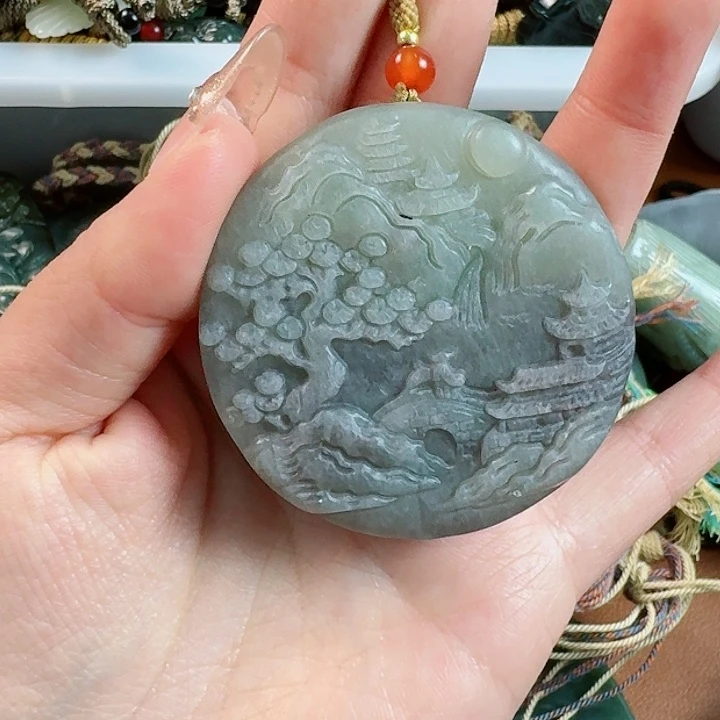 和田玉把件未镶嵌