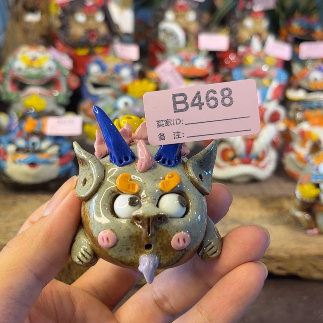 泥塑纯手工茶宠摆件