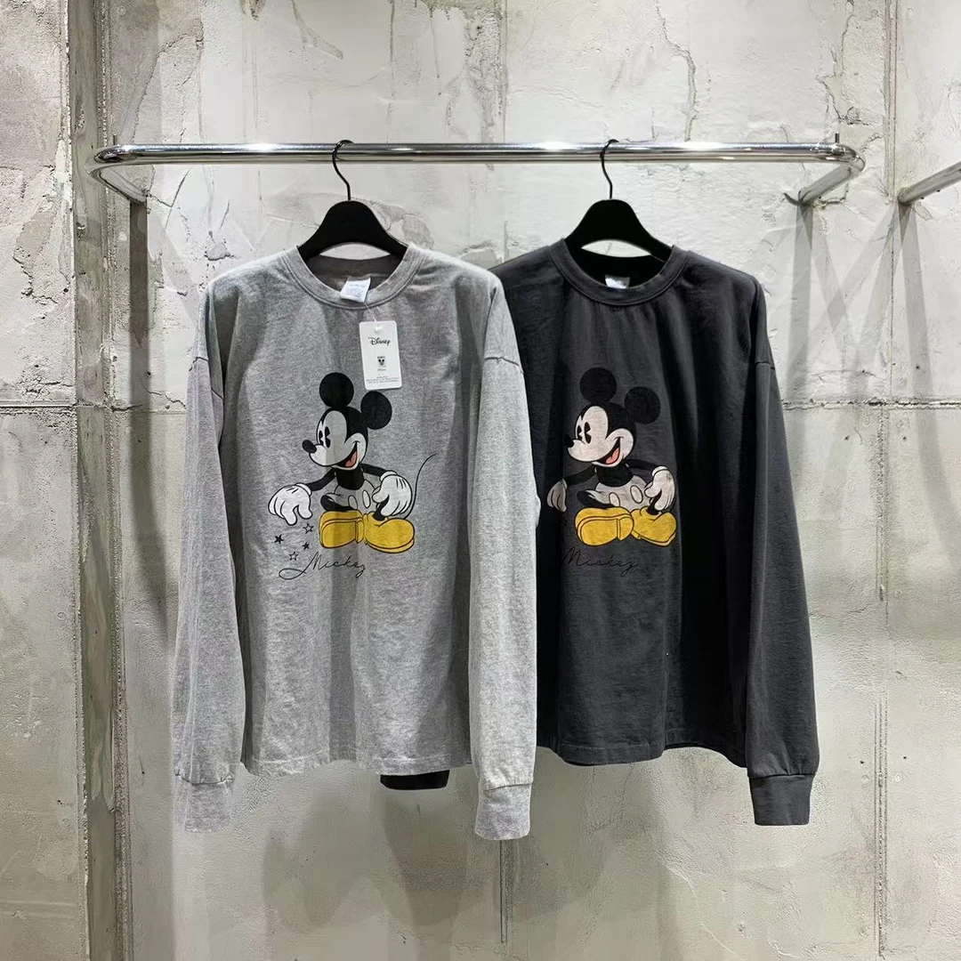 韩国东大门正品代购，VAN 卡通鼠奇奇圆领长袖（bu tui bu huan）